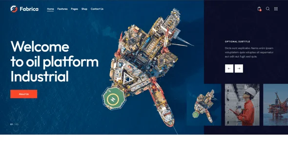 Fabrica - Industrial & Engineering Factory Theme — interior page design