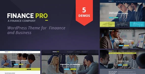 Finance and Business — homepage layout