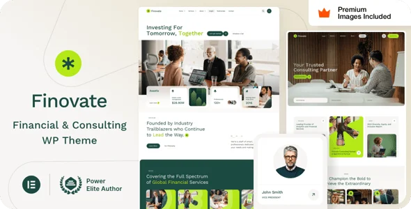 Finovate – Finance — homepage layout