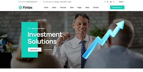 Fintex - Consulting Corporate WordPress Theme — single post layout