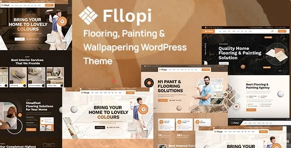 Fllopi - Flooring & Tiling WordPress Theme — homepage layout