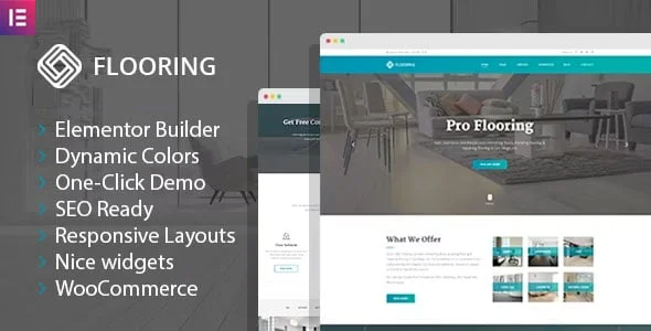 Flooring - Floor Repair & Refinish WordPress Theme — homepage layout