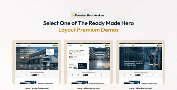 Frozon - Cold Storage & Refrigerated Logistics WordPress Theme — interior page design