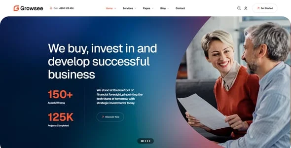 Growsee - Business Consulting & Investment WordPress Theme — single post layout
