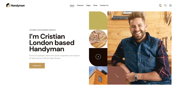 Handyman | Fixing and Repair Services Building WordPress Theme — blog and article listing