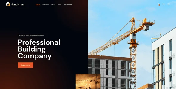 Handyman | Fixing and Repair Services Building WordPress Theme — interior page design