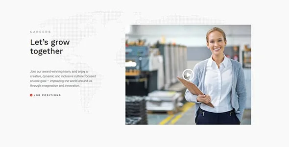 Heavy - Construction and Industrial WordPress Theme — interior page design