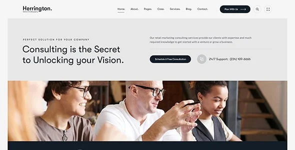 Herrington - Business Consulting WordPress Theme — single post layout
