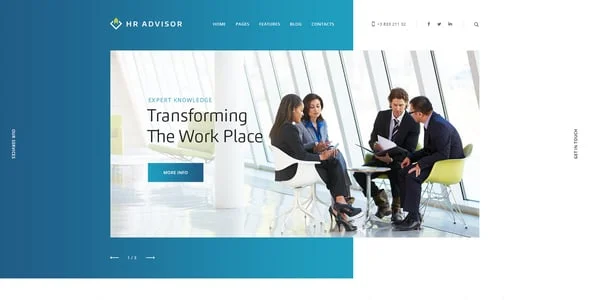 HR Advisor | Human Resources & Recruiting WordPress Theme — blog and article listing