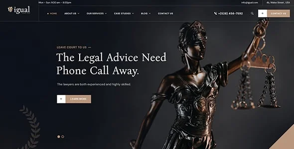 Igual - Lawyer, Attorney & Law Firm WordPress Theme — blog and article listing