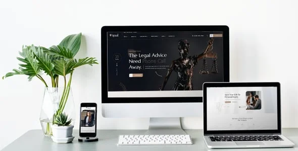 Igual - Lawyer, Attorney & Law Firm WordPress Theme — interior page design