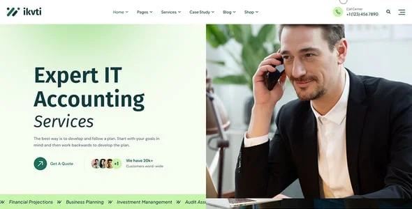 Ikvti – Accounting and Finance WordPress Theme — single post layout