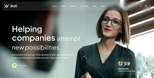 Ikvti – Accounting and Finance WordPress Theme — interior page design