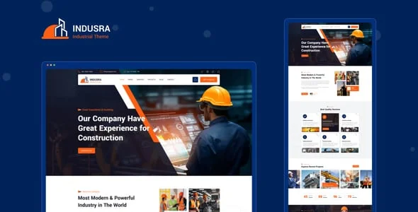 Indusra - Construction WordPress Theme — blog and article listing