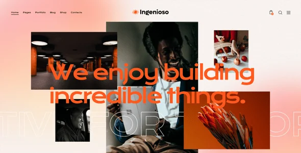 Ingenioso - Creative Agency WordPress Theme — blog and article listing