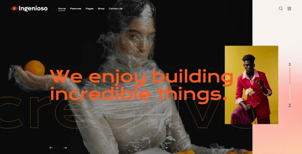 Ingenioso - Creative Agency WordPress Theme — interior page design