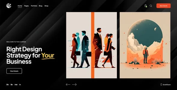 Inset - High-Tech Company & IT Solutions WordPress Theme — blog and article listing