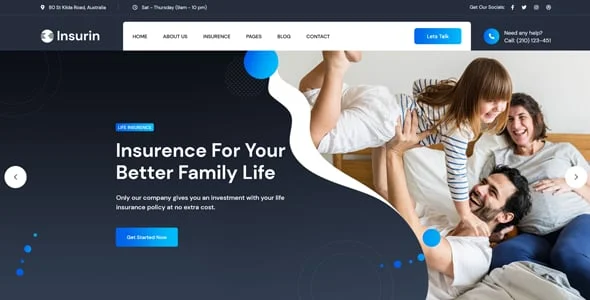 Insu - Insurance WordPress Theme — single post layout