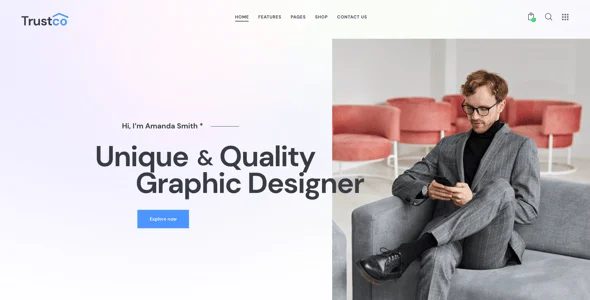 Insurance Ancora - Insurance Company & Security WordPress Theme — design detail view