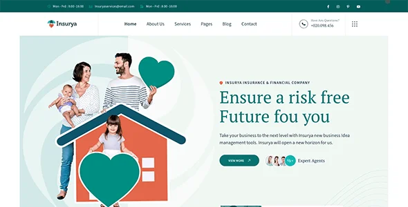 Insurya - Insurance WordPress Theme — single post layout