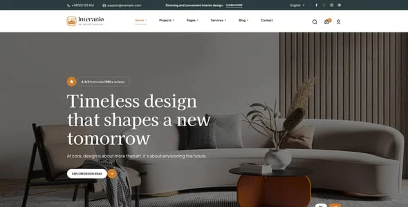 Interanio - Architecture and Interior Design WordPress Theme — single post layout
