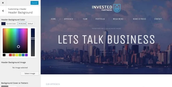 Invested - Venture Capital & Investment WordPress Theme — interior page design