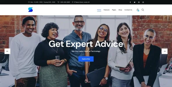 Investment - Business & Financial Advisor WordPress Theme — interior page design