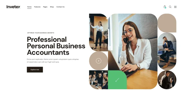 Invetex | Consulting & Investment Theme — blog and article listing