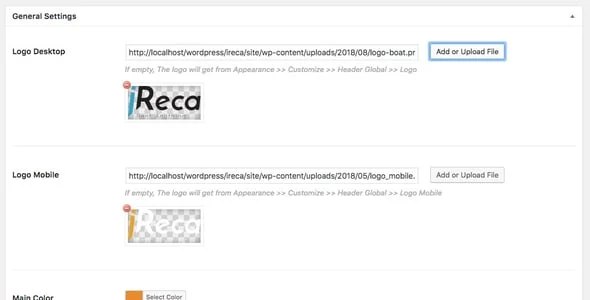 Ireca - Car Rental Boat, Bike, Vehicle, Calendar WordPress Theme — design detail view