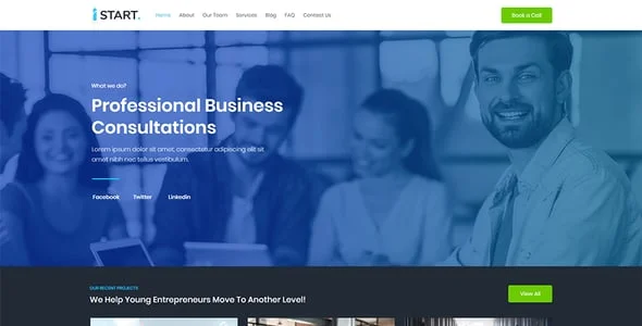 iStart – Startup & SaaS WordPress Theme — blog and article listing