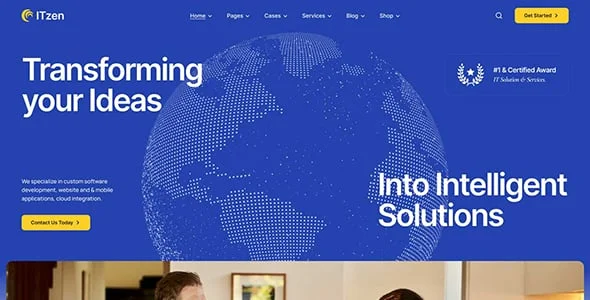 ITzen - IT Solutions & Services WordPress Theme — single post layout
