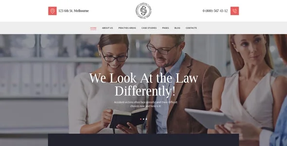 Justitia | Lawyer & Legal Adviser WordPress Theme — single post layout