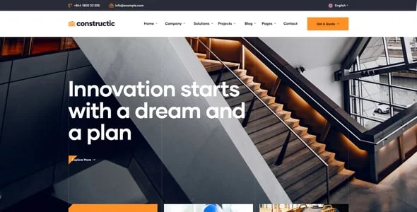 Konstruktic - Construction & Building WordPress Theme — single post layout