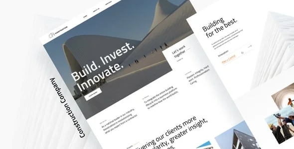 Konstruktion - Construction Company — blog and article listing