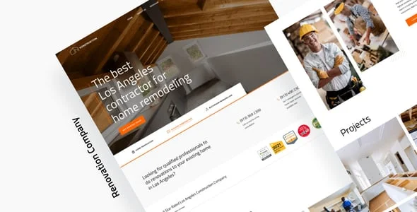 Konstruktion - Construction Company — interior page design