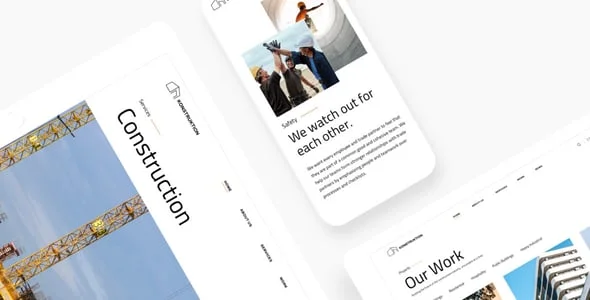 Konstruktion - Construction Company — design detail view