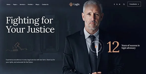 Lagix - Attorney & Law Firm WordPress Theme — blog and article listing