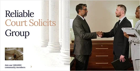 Lagix - Attorney & Law Firm WordPress Theme — interior page design