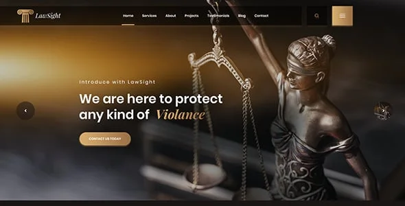 Lawsight - Law Firm Attorney WordPress Theme — blog and article listing