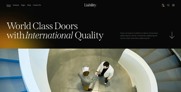 Liability | Insurance, Business & Finance WordPress Theme — interior page design
