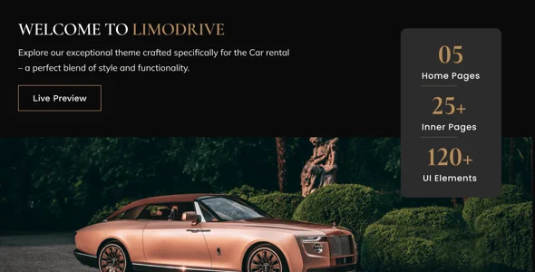 LimoDrive - Car Rental WordPress Theme — blog and article listing