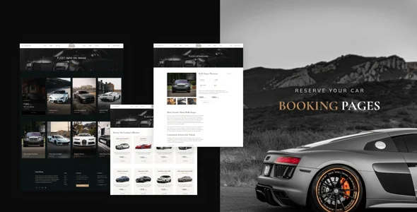 LimoDrive - Car Rental WordPress Theme — design detail view