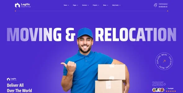 Logitic - Transportation & Logistics WordPress Theme — single post layout