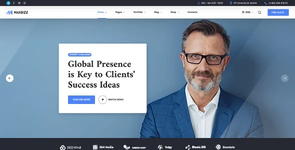 Maxbizz - Consulting & Financial Elementor WordPress Theme — single post layout