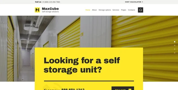 MaxCube | Moving & Self Storage Relocation Business WordPress Theme — blog and article listing