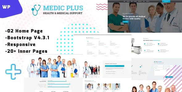 MedicPlus-Medical Theme — homepage layout