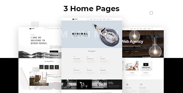 Minim - Minimal  WordPress Theme — blog and article listing