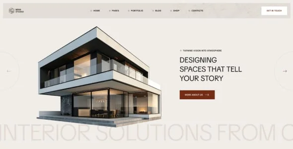 Mink - Architecture & Interior Design WordPress Theme — design detail view