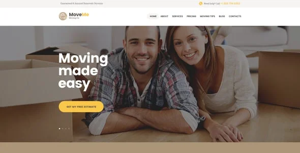 MoveMe | Moving & Storage Relocation Company WordPress Theme — blog and article listing