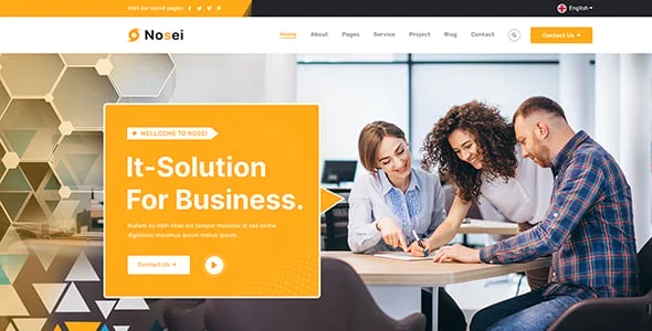 Nosei - IT Solutions & Services WordPress Theme — single post layout
